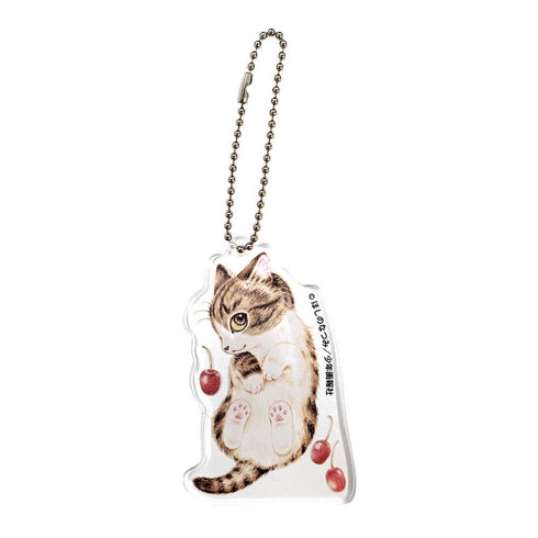 『ねこぱんち』アクリルキーチェーン ほしのなつみ